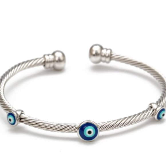 Turkish Evil eye adjustable bracelet - Picture 3 of 3